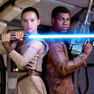 Rey Skywalker + Finn (Star Wars) OT3